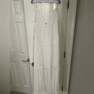 Karina Grimaldi White Maxi Dress